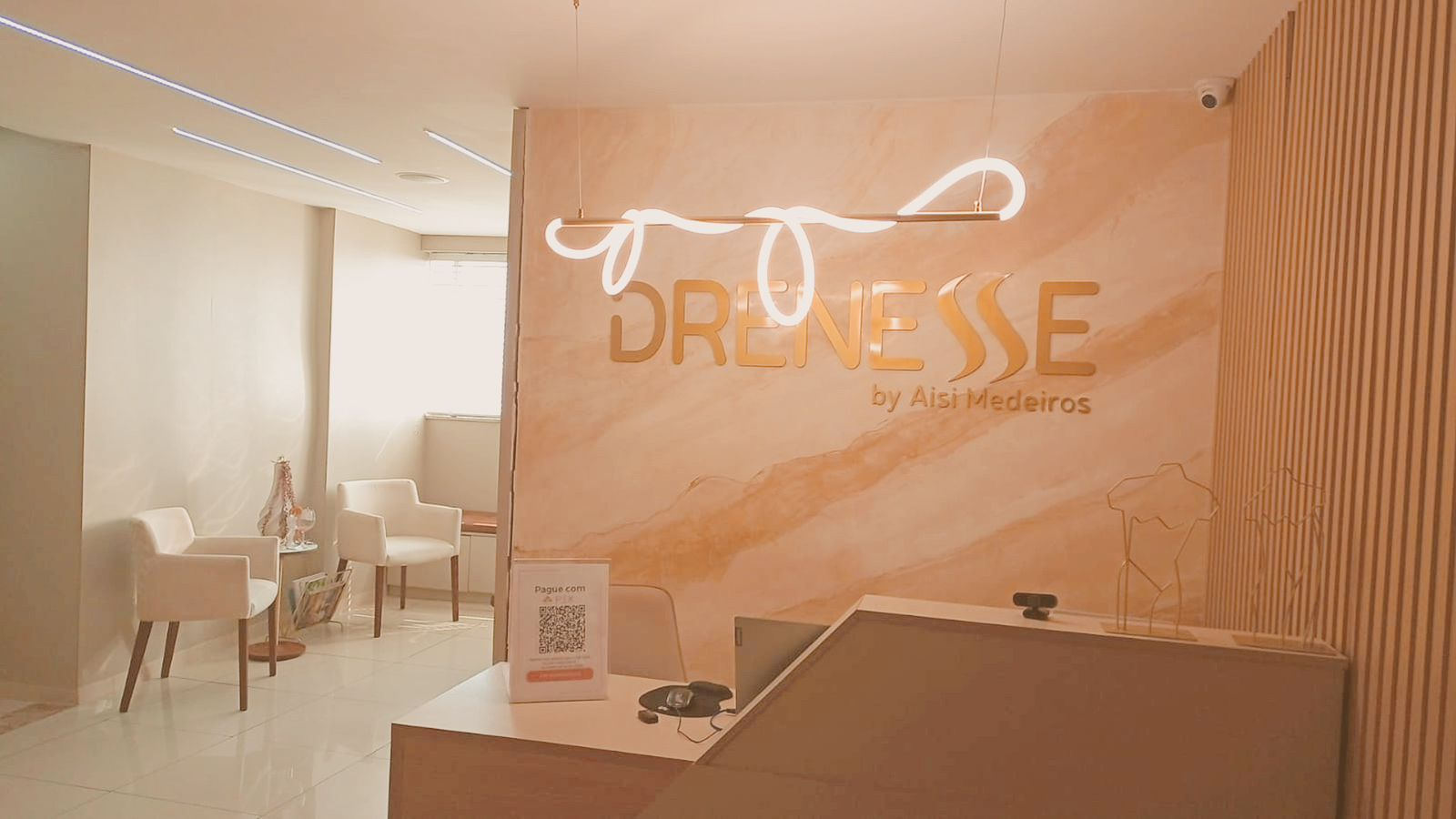 Recepção da unidade Drenesse